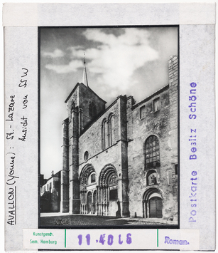 Vorschaubild Avallon: Saint-Lazare, Ansicht von Süd-Südwest 